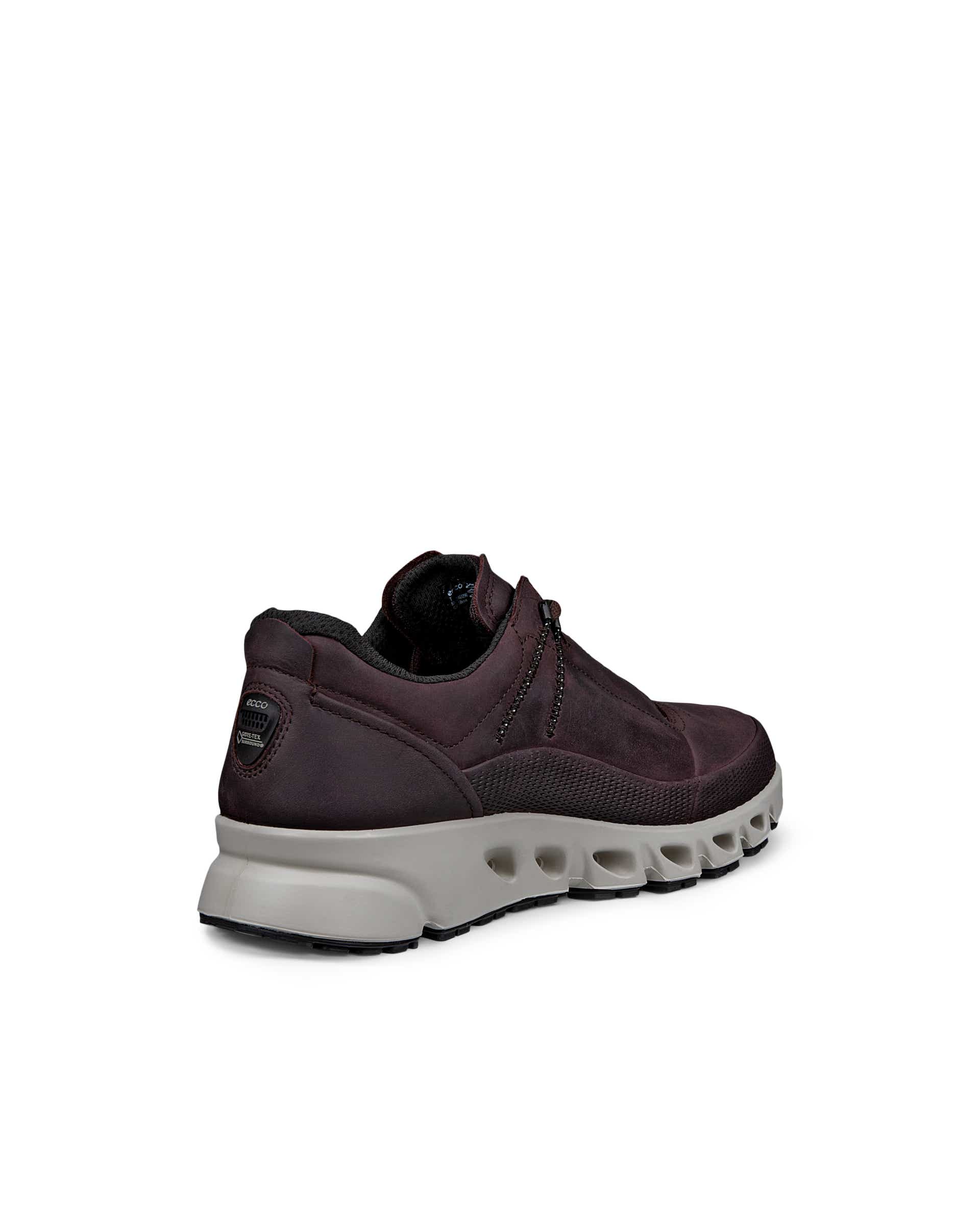 Pánska nubuková obuv Gore-Tex ECCO® MULTI-VENT - Hnedá - Back