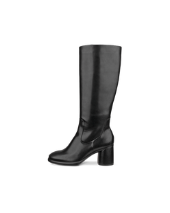 ECCO® Sculpted LX 55 bottes hautes en cuir pour femme - Noir - Outside