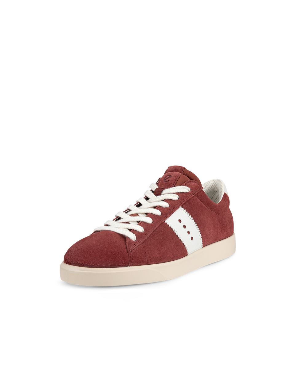 Ecco red sneakers best sale