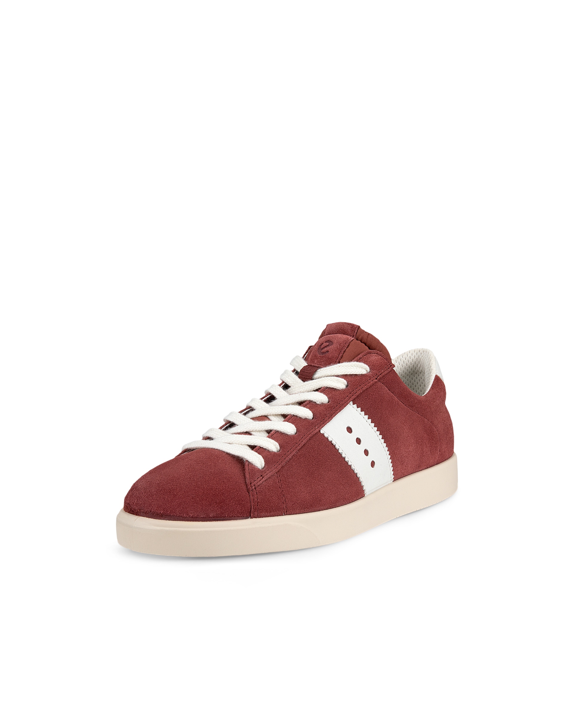 Women's ECCO® Street Lite Nubuck Sneaker - Red - Main