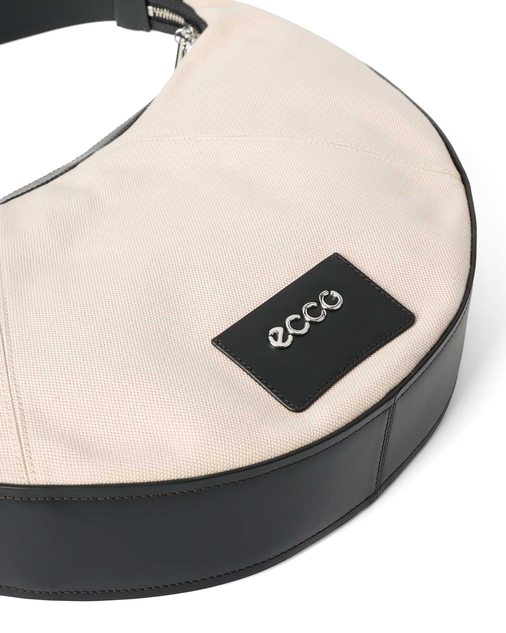 Bolso hobo de piel ECCO® Fortune - Beige - Detail-2