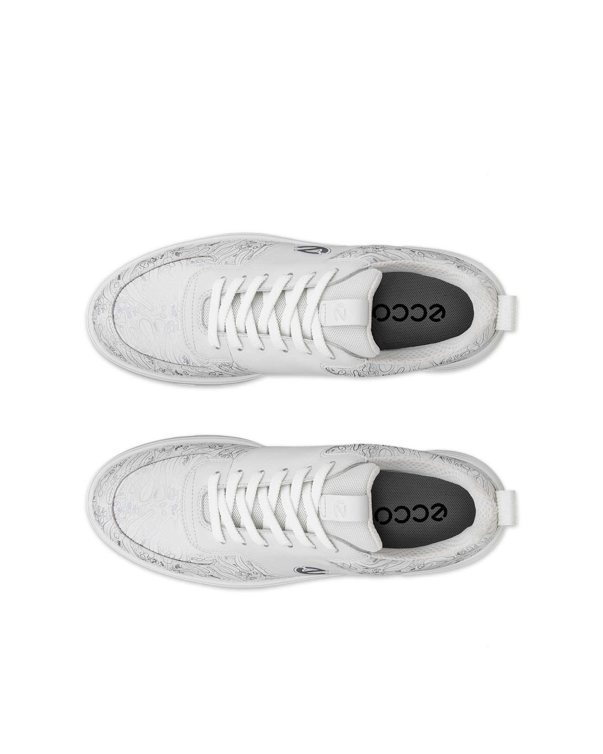 美品！ECCO Golf Street 720 Graphic ゴルフシューズ ECCO Golf Street 720 ウィメンズ レザーGore-Texゴルフシューズ