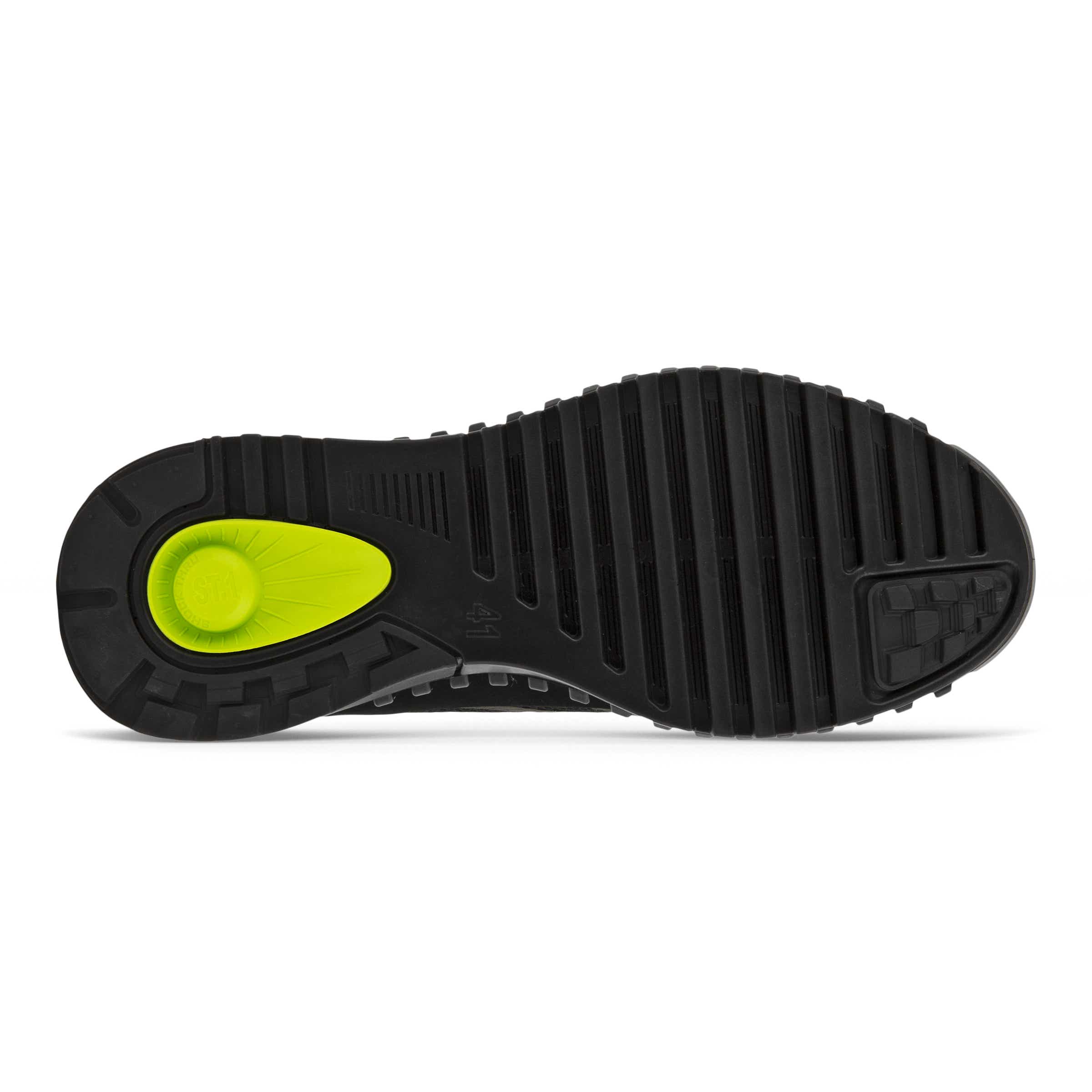 ECCO Zipflex メンズ アウトドアスニーカー - Black - Sole