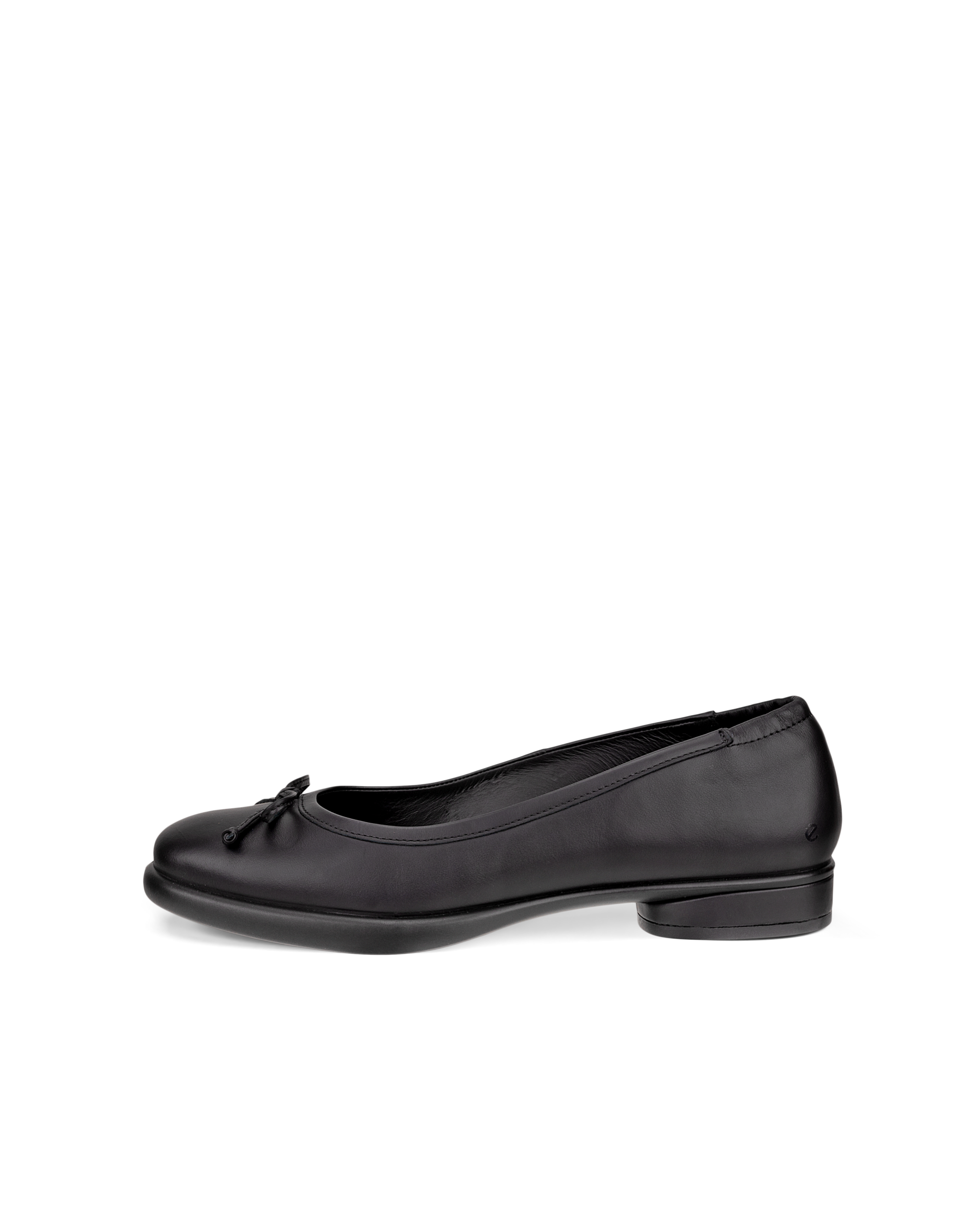 ECCO® Sculpted LX 15 BOW ballerines en cuir pour femme - Noir - Outside