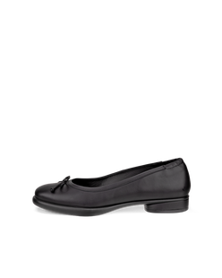 ECCO® Sculpted LX 15 BOW ballerines en cuir pour femme - Noir - Outside