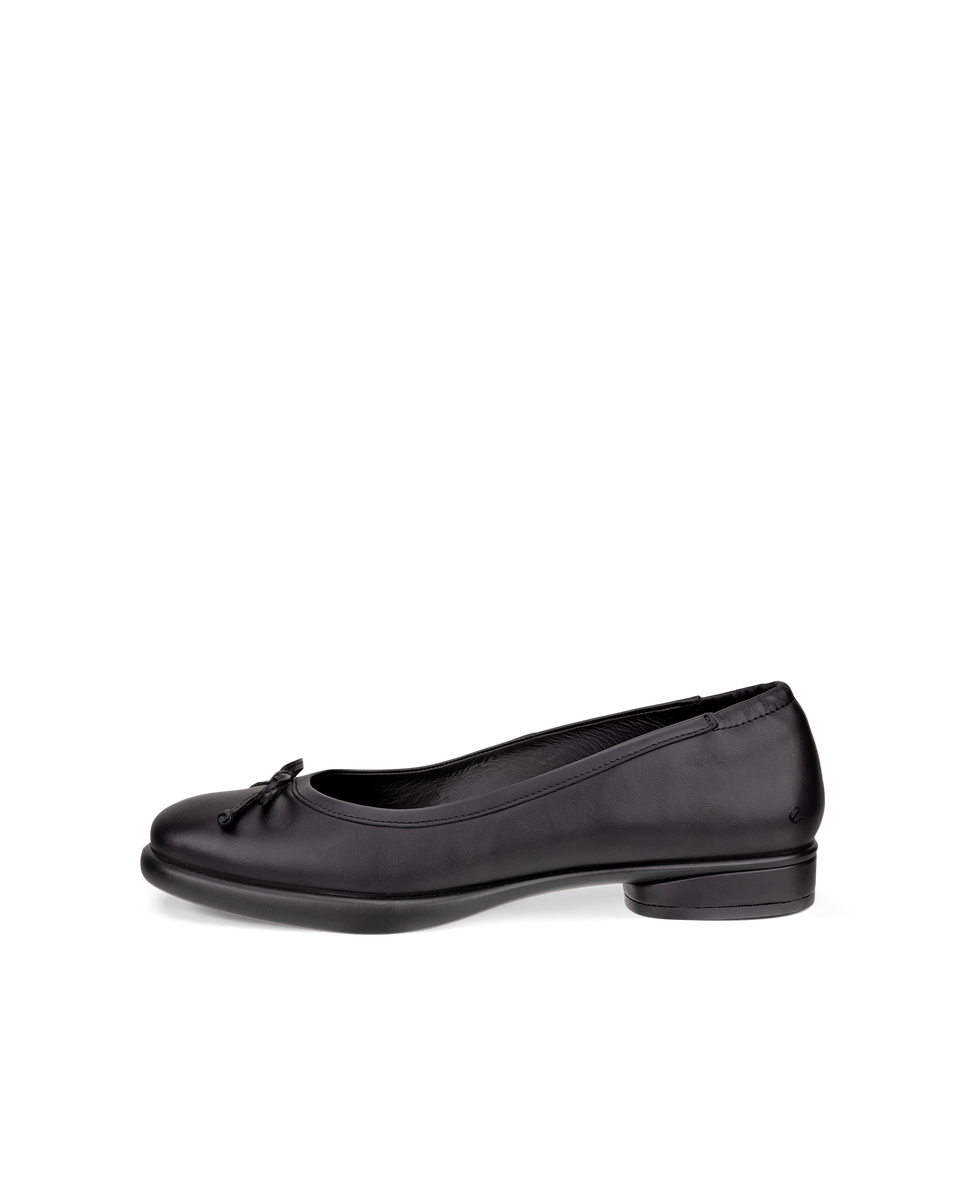 Shops ecco womens black flats