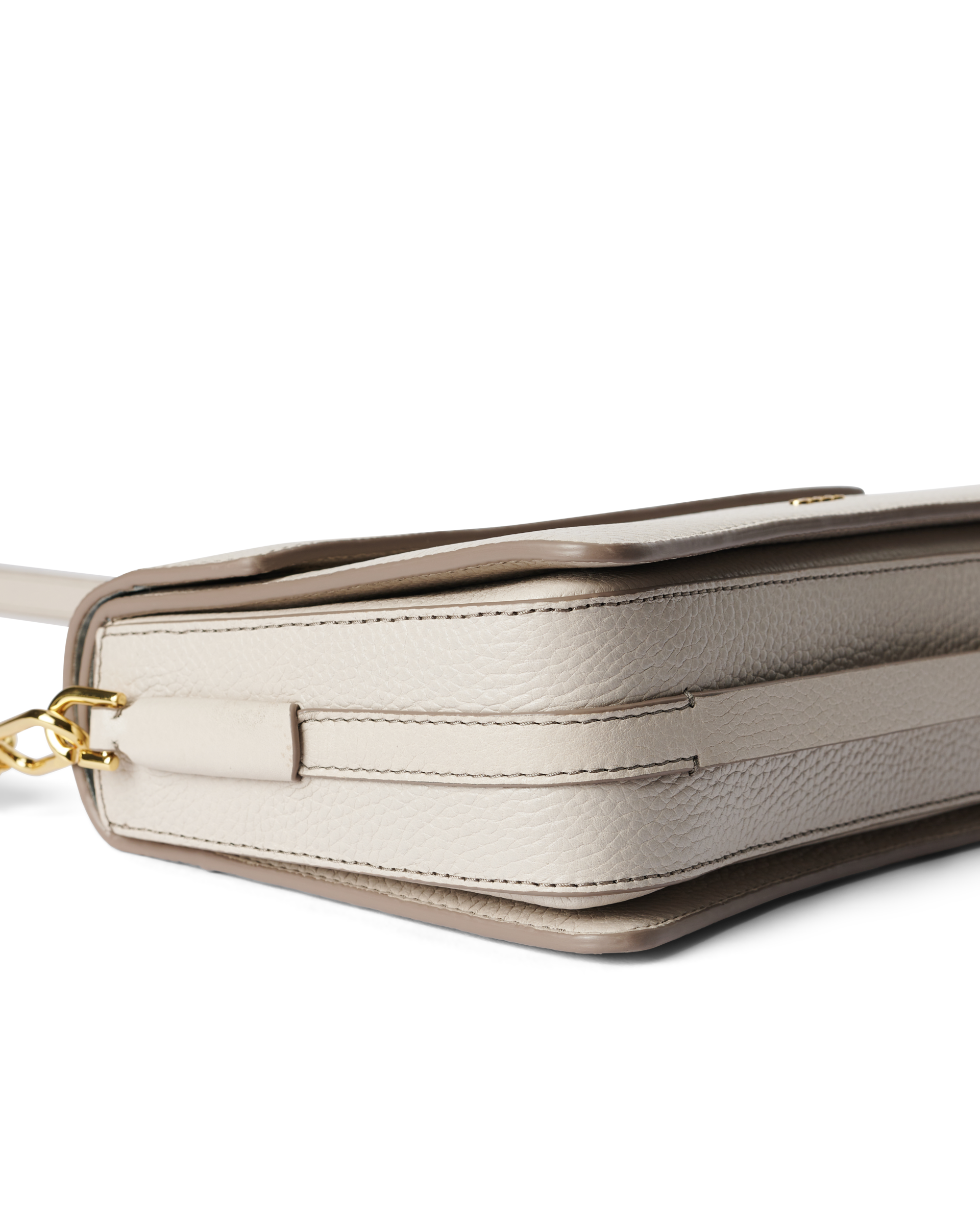 ECCO® Leather Pinch Crossbody Bag - Beige - Detail-2