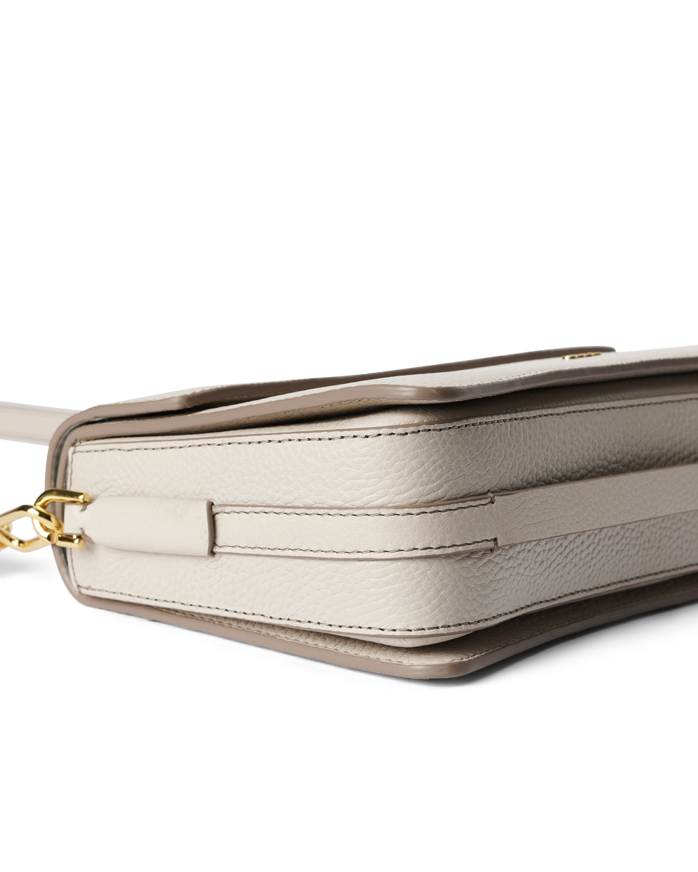 ECCO® Leather Pinch Crossbody Bag - Beige - Detail-2