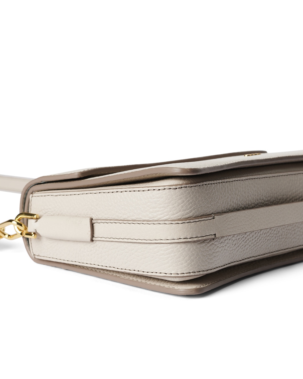 ECCO® Leather Pinch Crossbody Bag - Beige - Detail-2