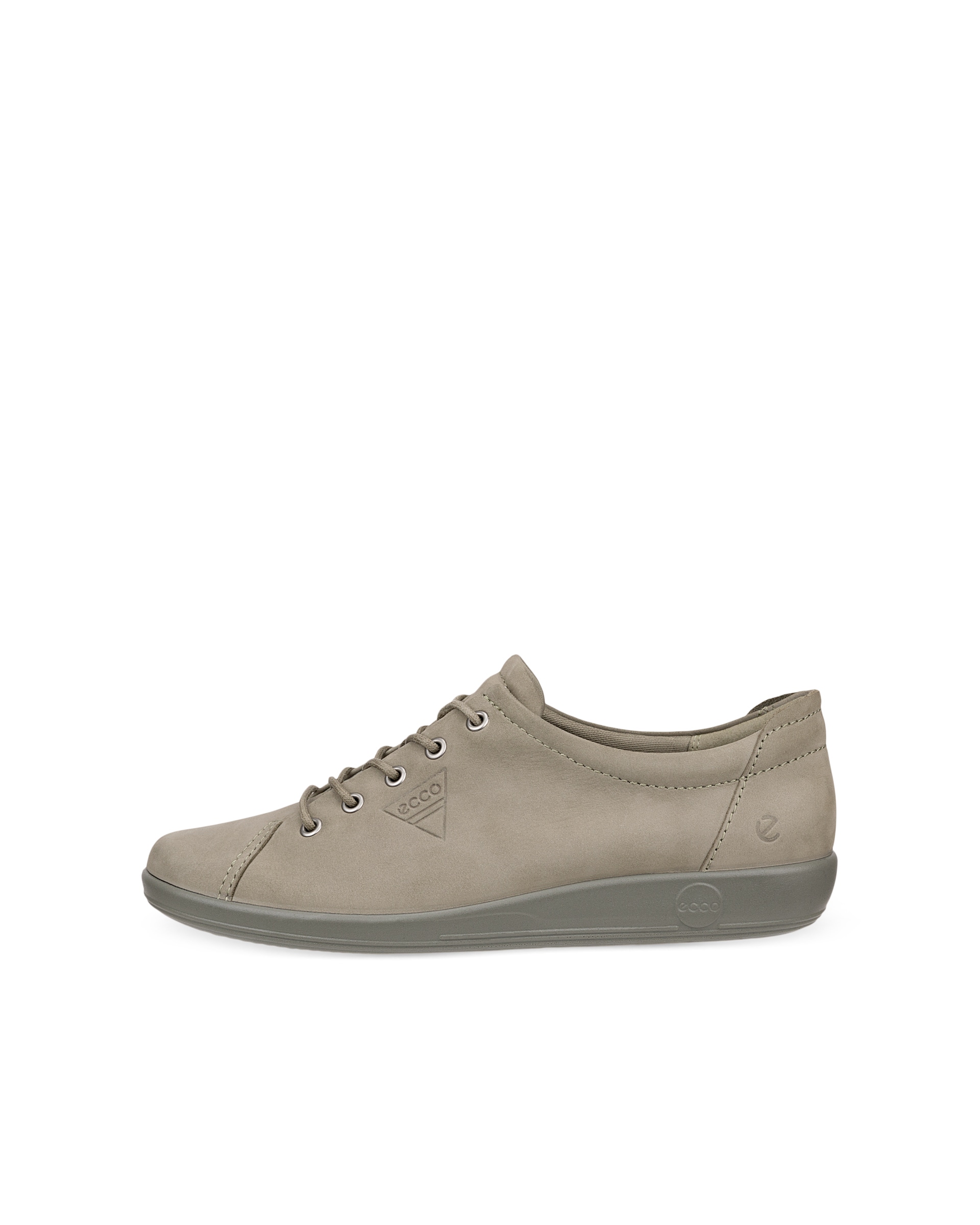 Zapatillas de piel para caminar ECCO® Soft 2.0 para mujer - Verde - Outside