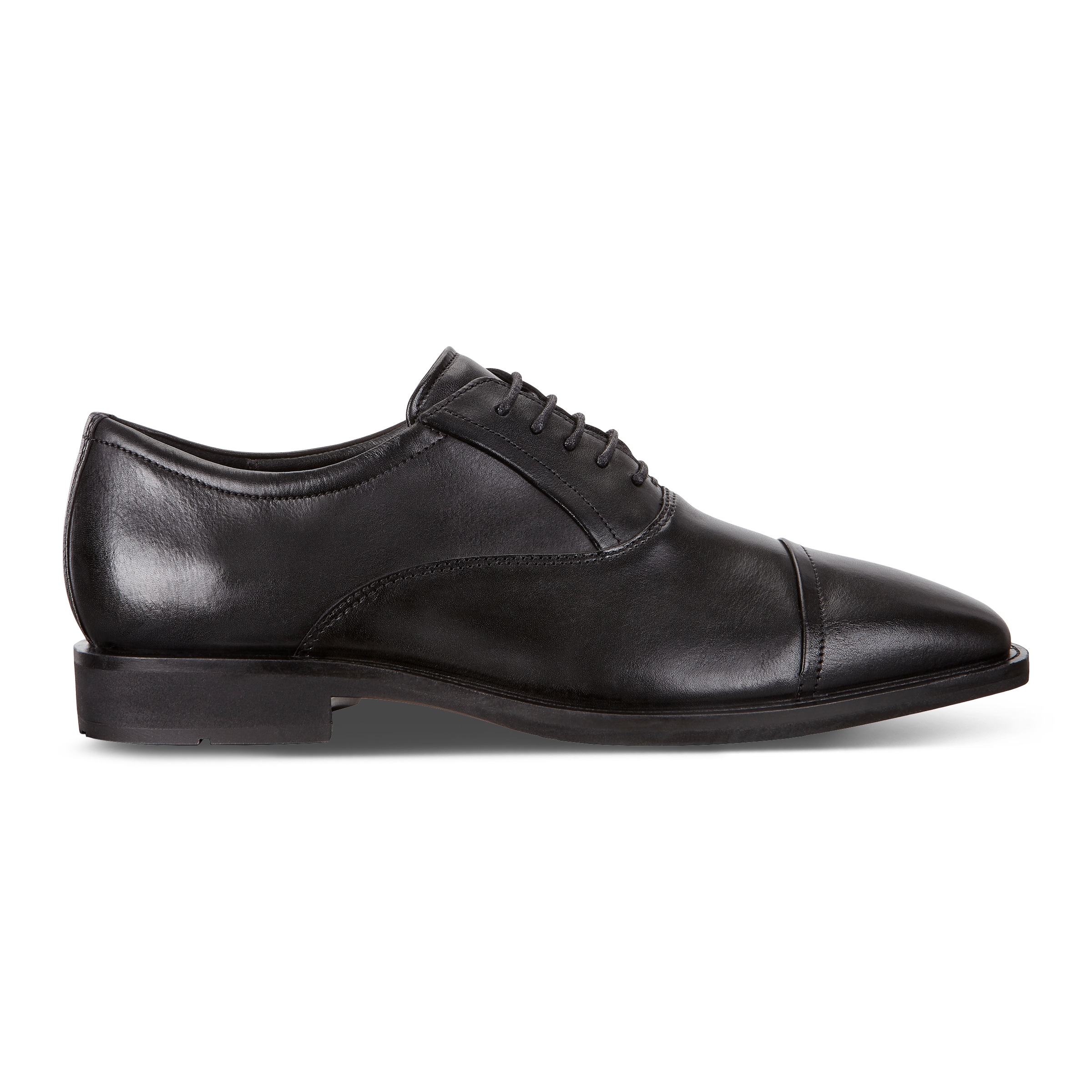 ECCO Calcan Mens Shoes - Black - Outside