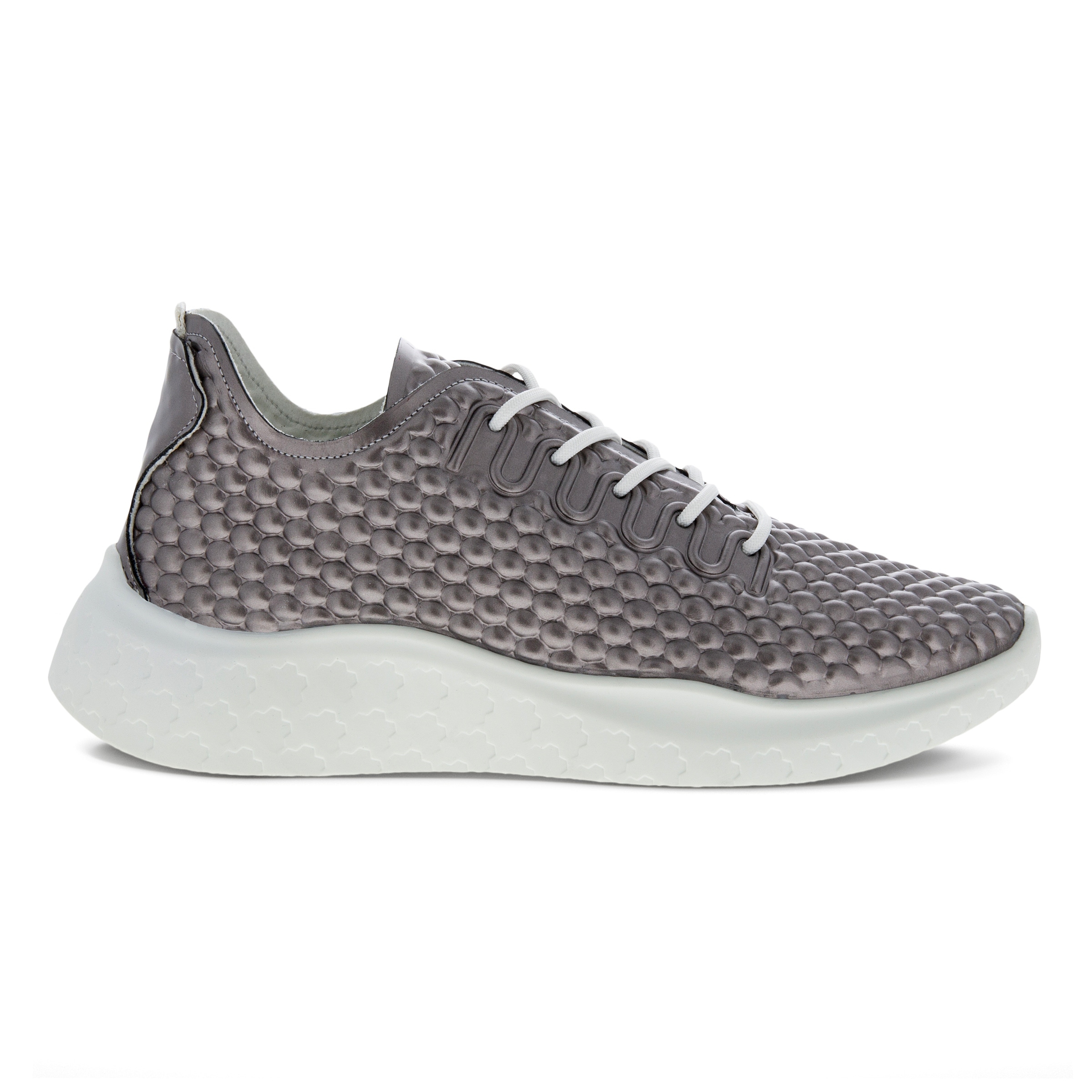 Women's ECCO® Therap Leather Sneaker | Grey