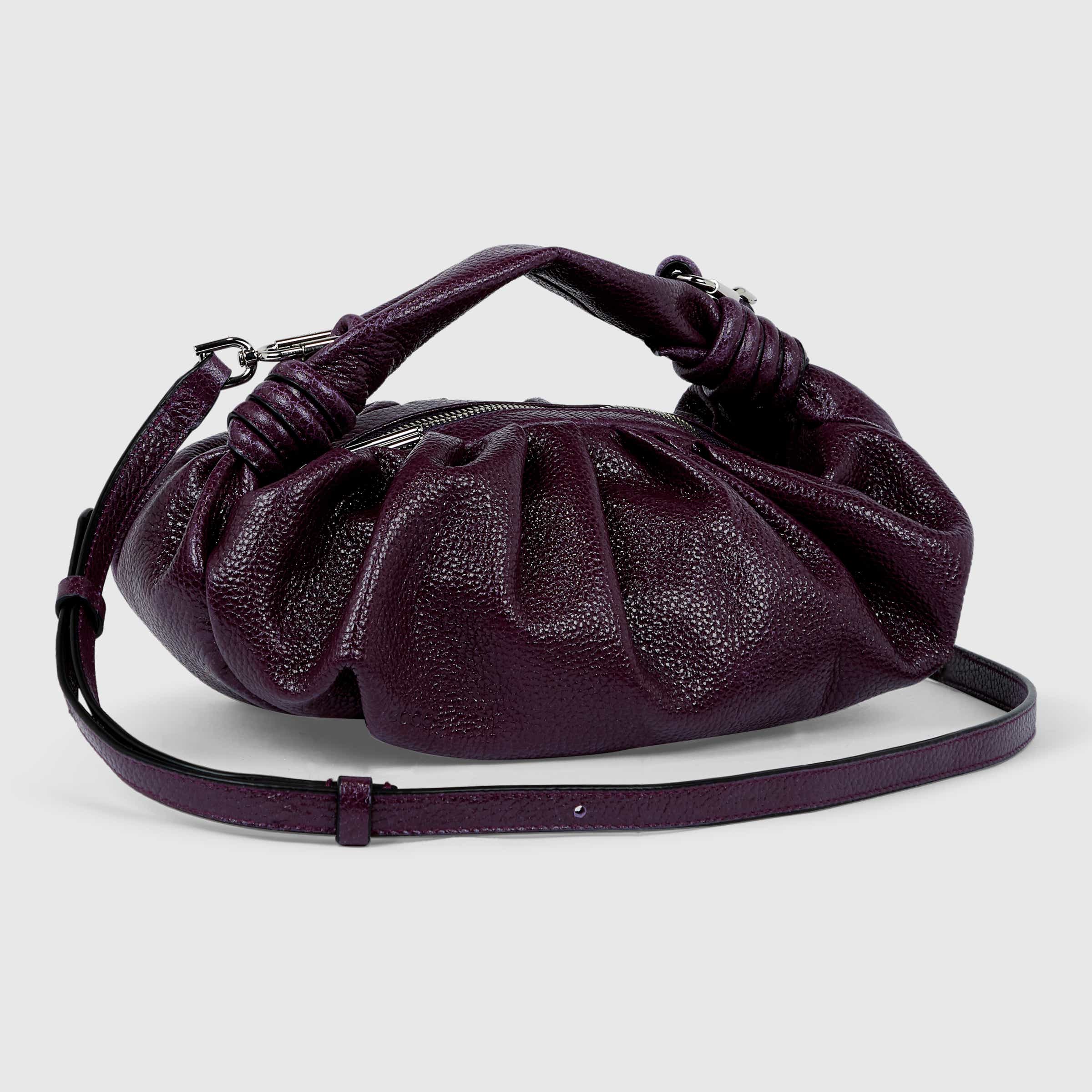 ECCO Scrunch Compact レザーホーボーバッグ - パープル - Main
