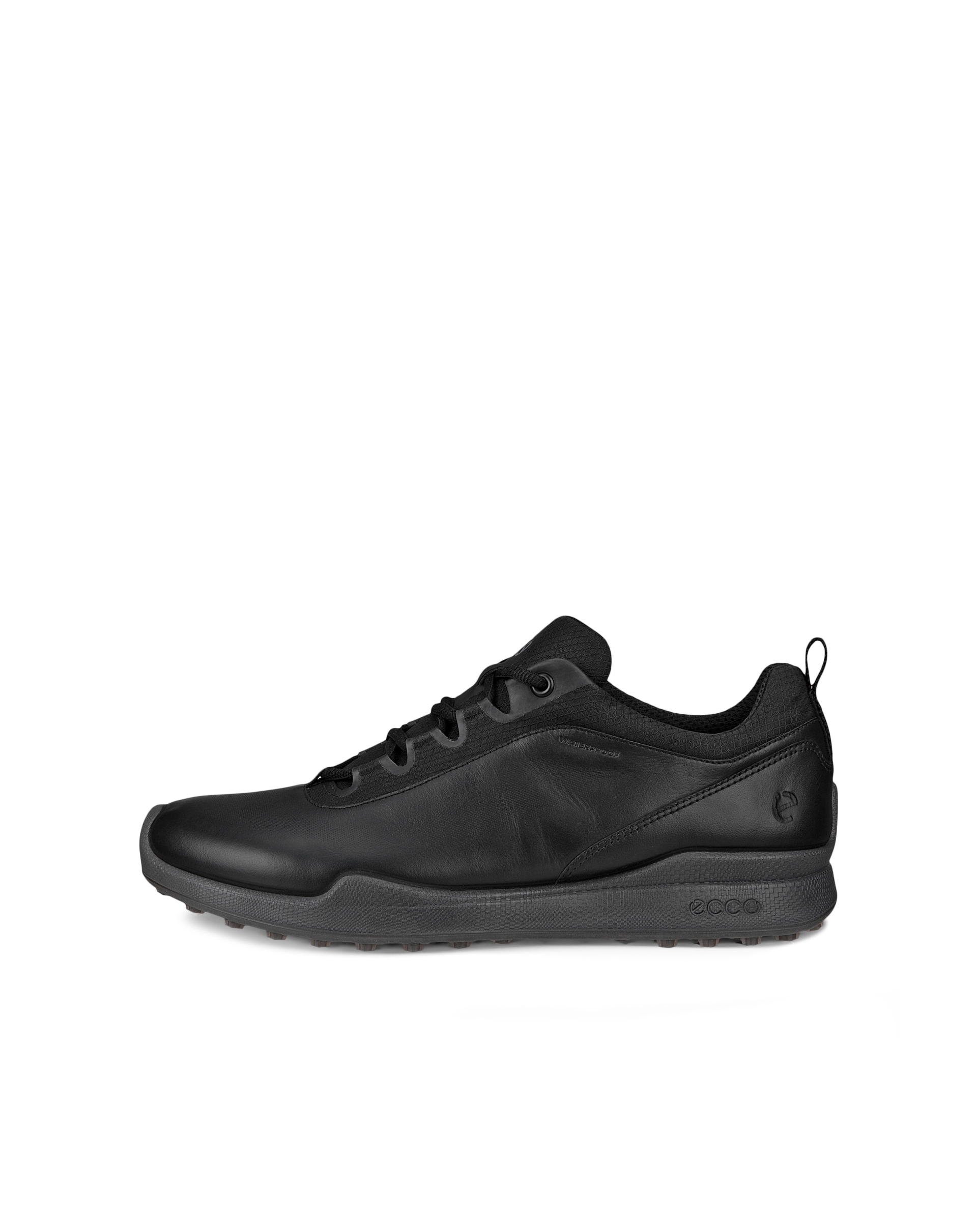 Men's ECCO® Golf BIOM Hybrid Leather Waterproof Shoe - Black - Outside