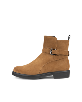 ECCO® Metropole Amsterdam bottes de pluie en cuir pour femme - Brun - Outside