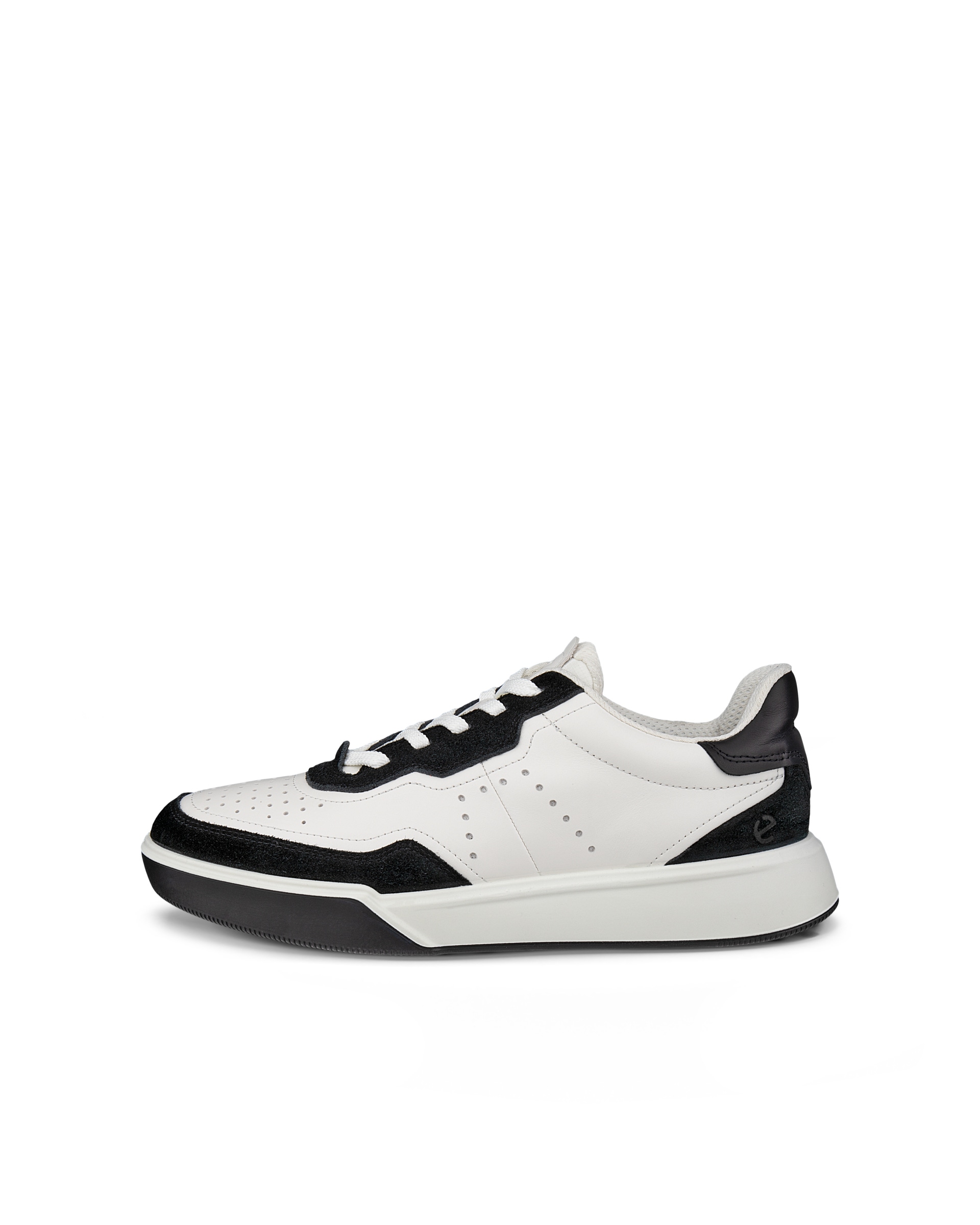 Men's ECCO® Street Ace Leather Sneaker | Black