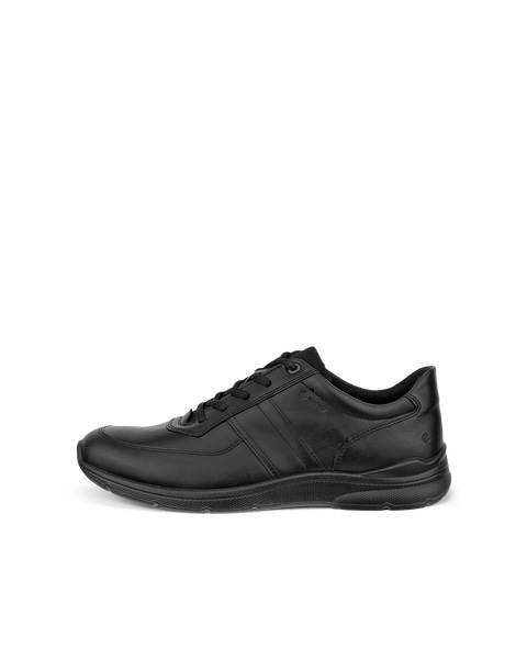 Zapatos de piel con puntera pespunteada Gore Tex ECCO Track 25 para hombre Negro