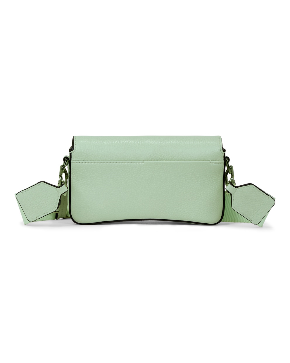 ECCO® Leather Pinch Crossbody Bag - Green - Back