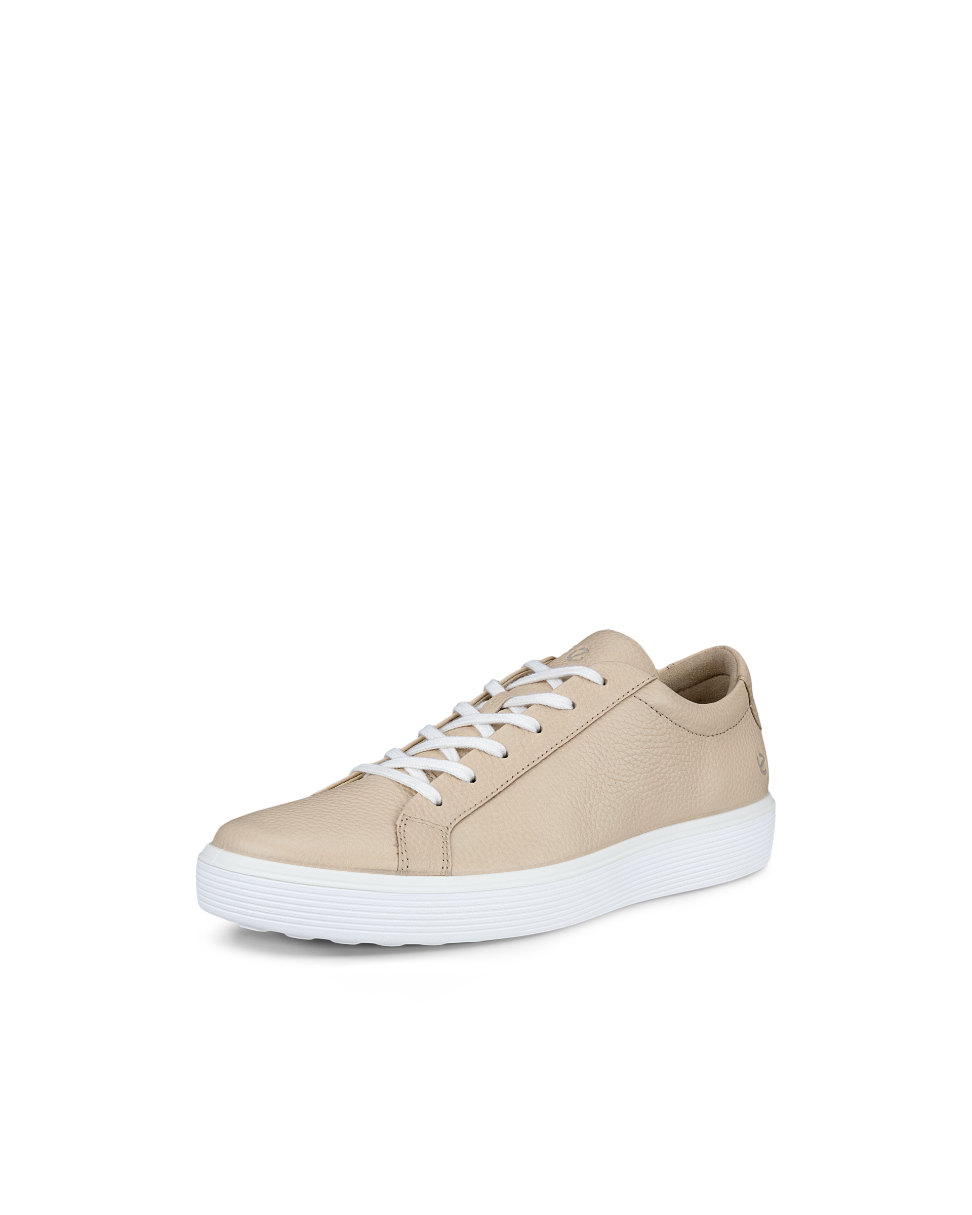 ECCO® Soft 60 baskets en cuir pour homme - Beige - Main