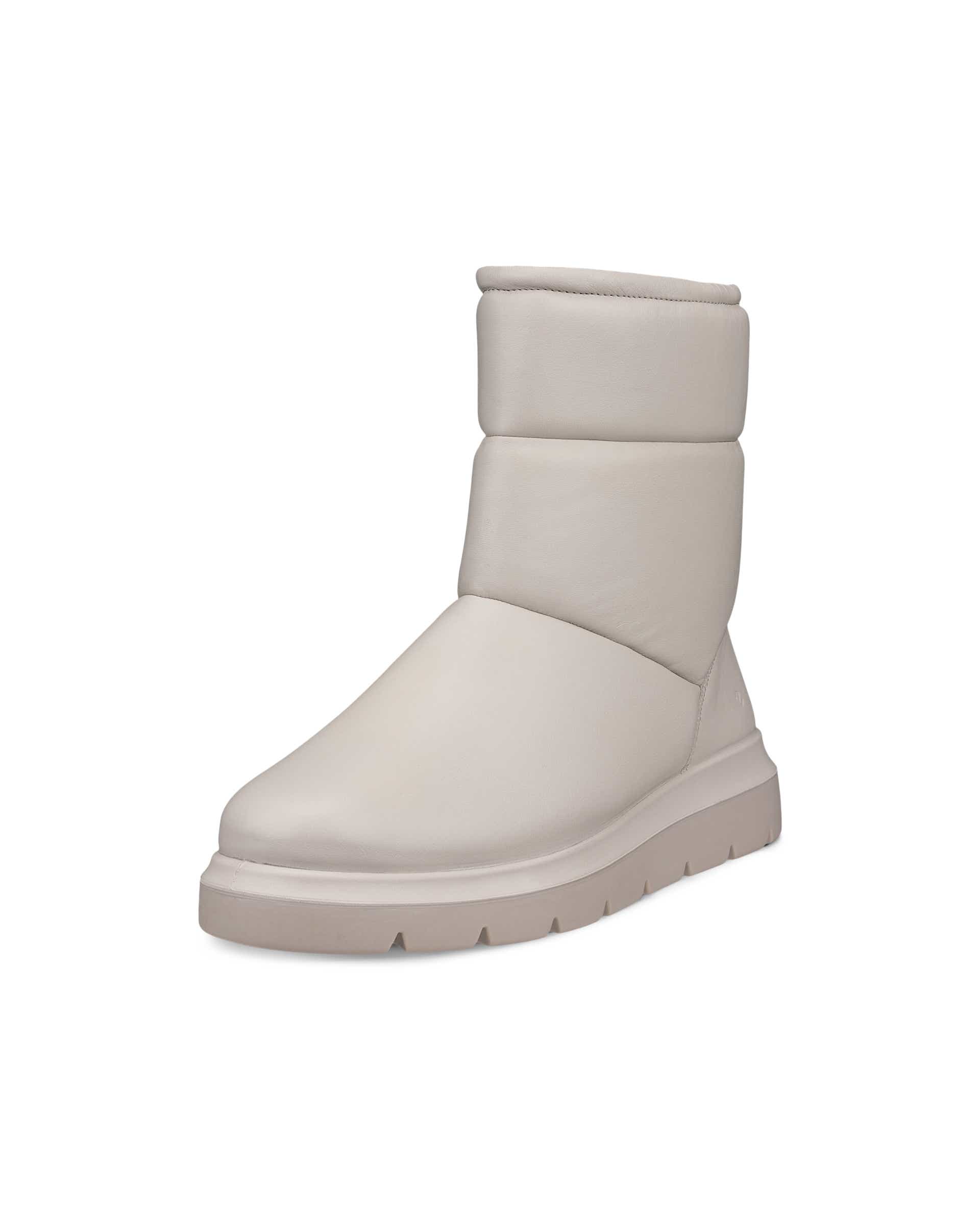ECCO Nouvelle ウィメンズ レザーミッドカットブーツ - グレー - Main