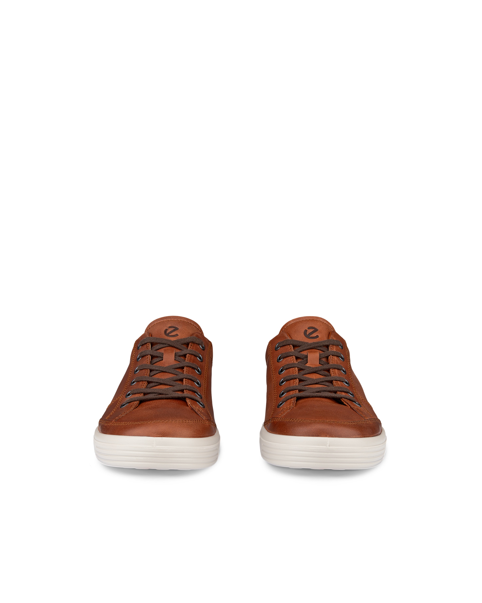 Men's ECCO® Classic Leather Sneaker - Brown - Front pair