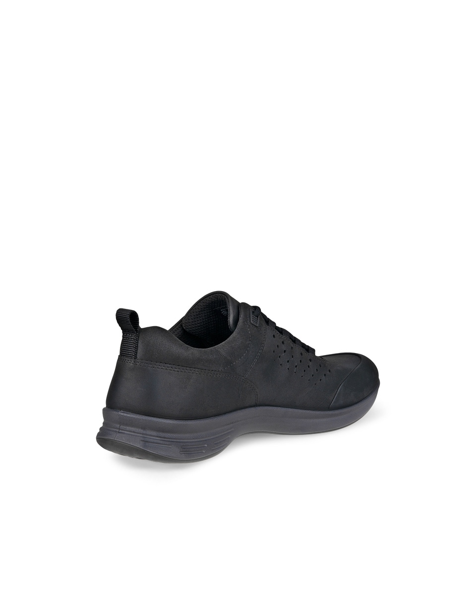 Men s ECCO Exceed Nubuck Walking Shoe Black