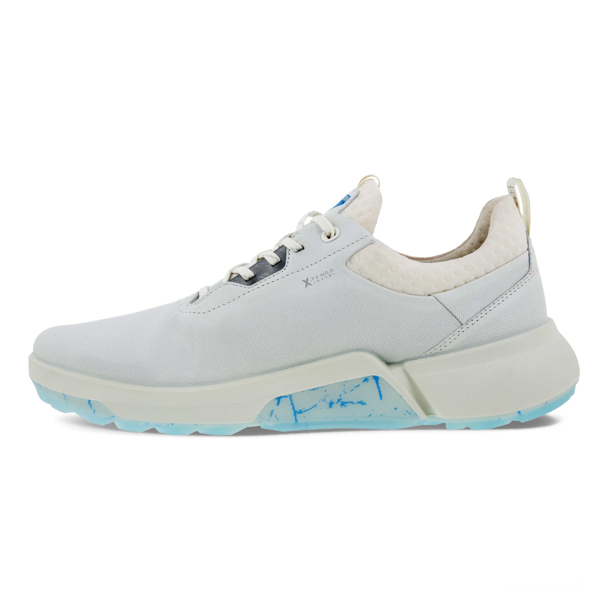 Men's ECCO® Golf Biom H4 Leather Gore-Tex Shoe - White - Inside