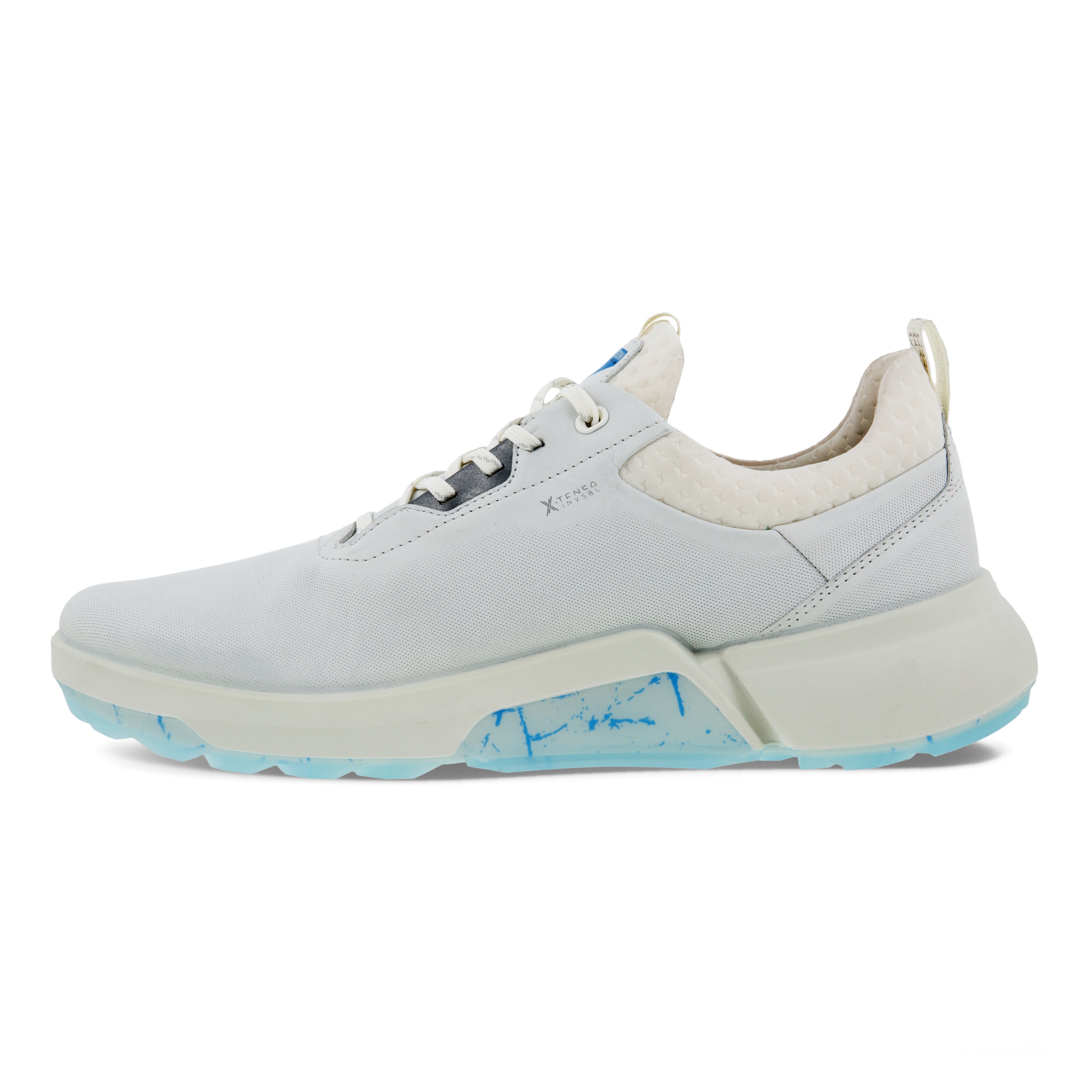 Men's ECCO® Golf Biom H4 Leather Gore-Tex Shoe - White - Inside