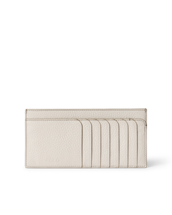 Women's ECCO® Small Leather Wallet - Beige - Main