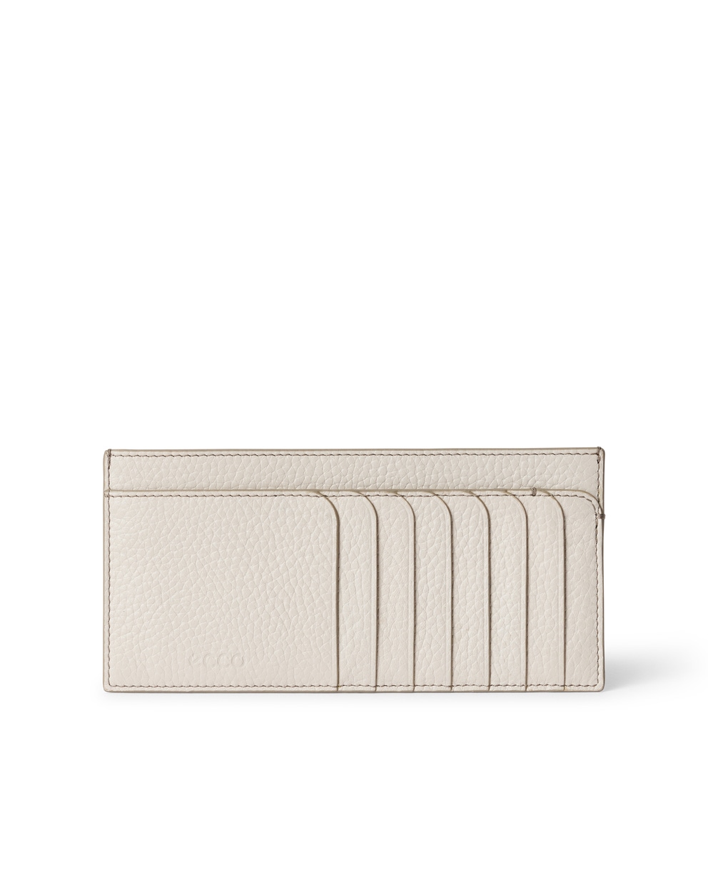 Cartera pequeña de piel ECCO® - Beis - Main