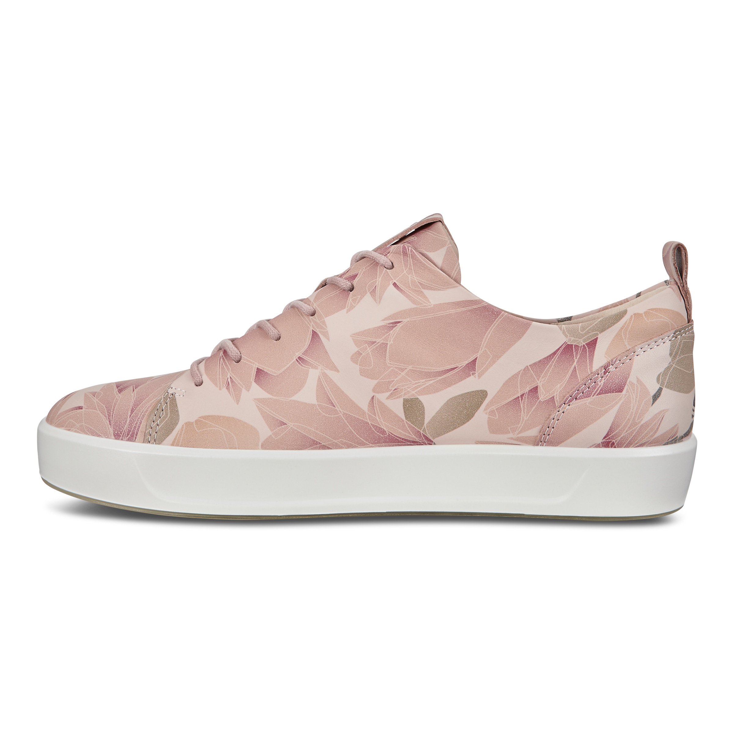 ECCO Womens Soft 8 Sneaker Lace II - Red - Inside