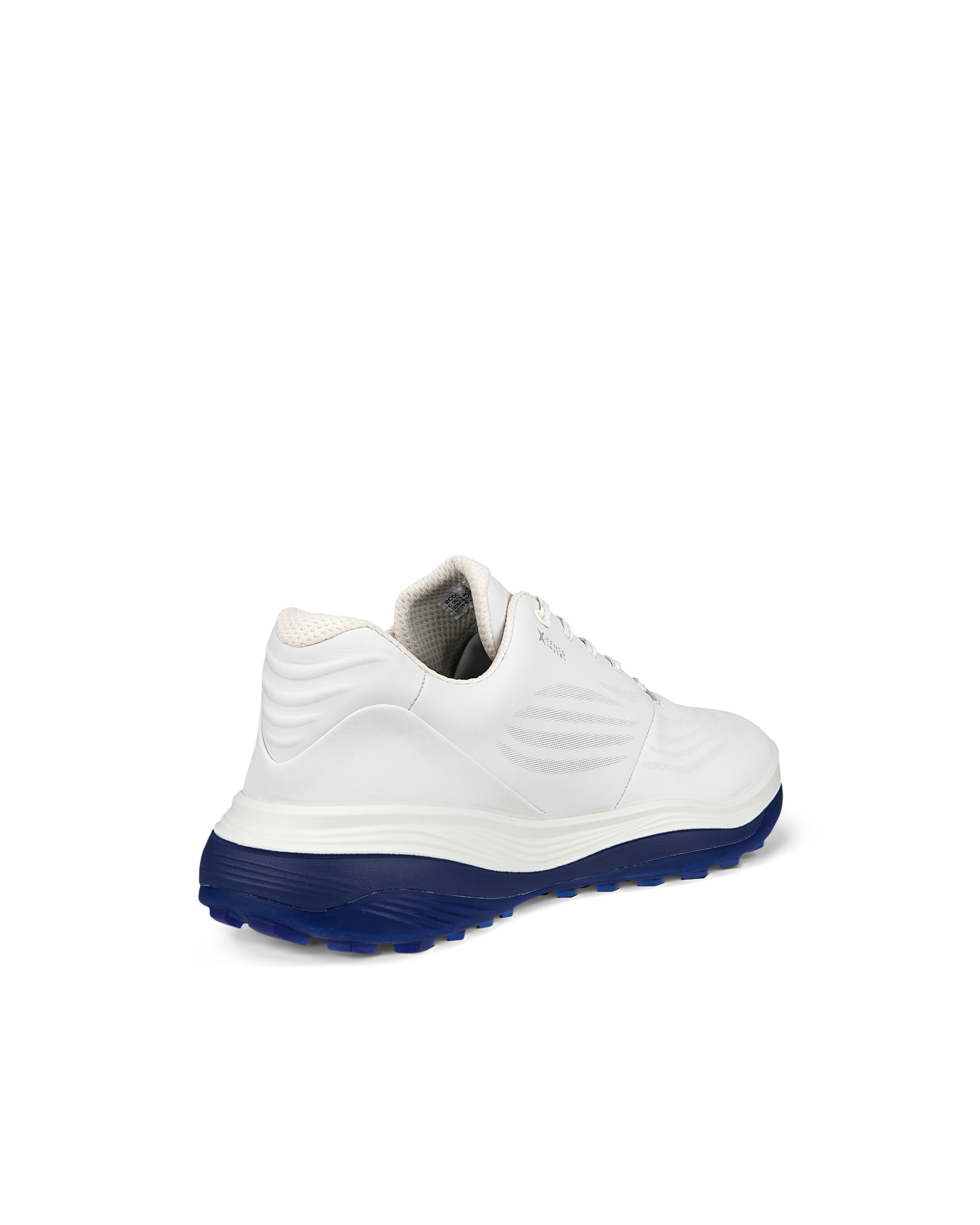 Men's ECCO® Golf LT1 Leather Waterproof Shoe - White - Back