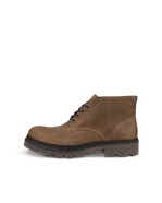 Men's ECCO® Grainer Leather Chukka Boot - Black - Outside