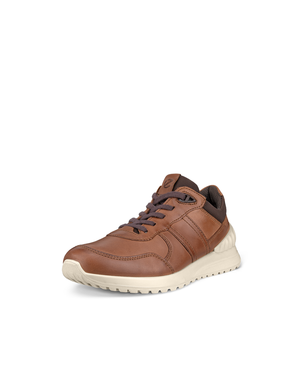 Men's ECCO® Astir Lite Leather Sneaker - Brown - Main