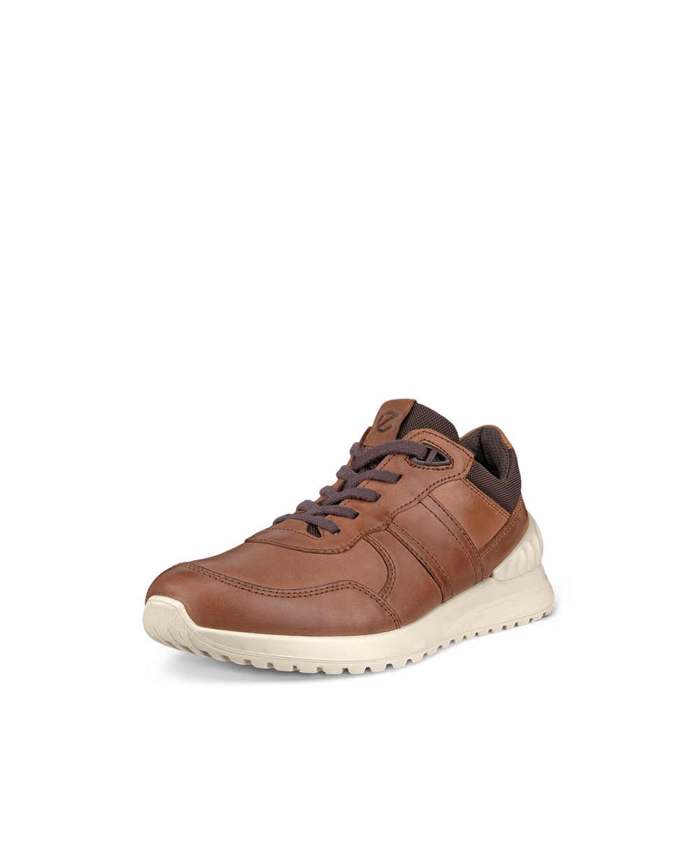 Men's ECCO® Astir Lite Leather Sneaker - Brown - Main