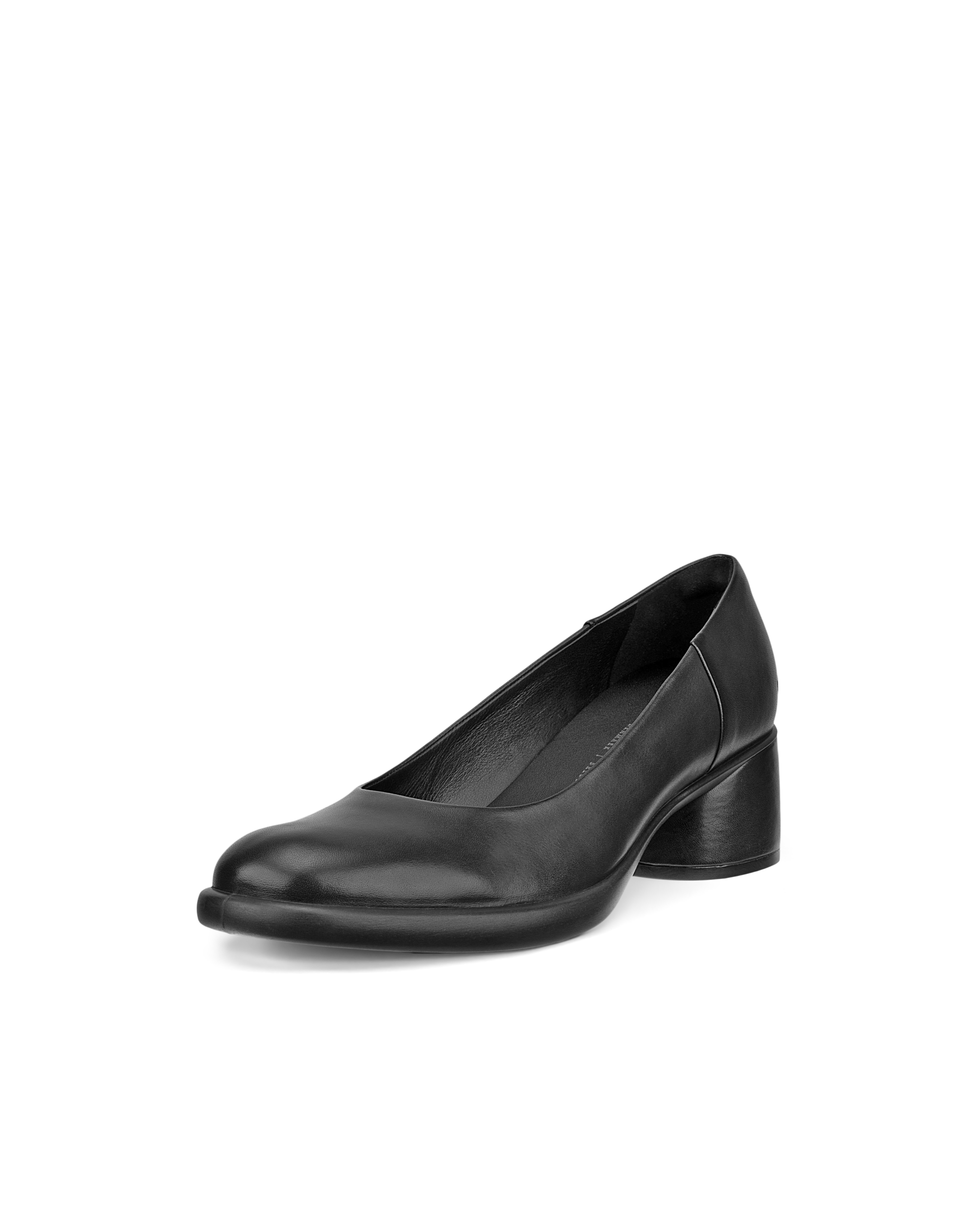 Zapatos de piel con tacón cuadrado ECCO® Sculpted LX 35 para mujer - Negro - Main