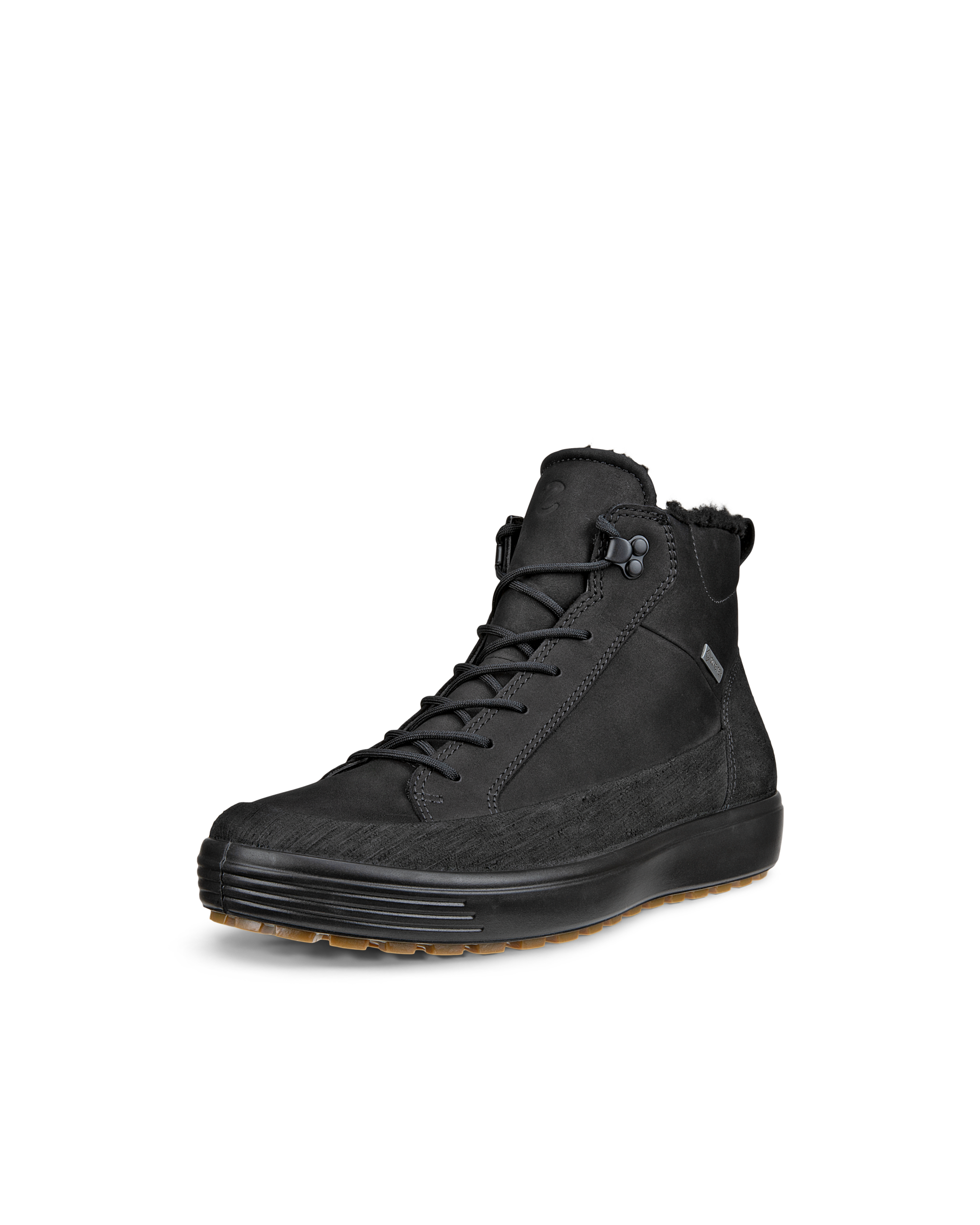 ECCO® Soft 7 Tred Gore-Tex-iga nahast poolsaabas meestele - Must - Main