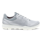 Women's ECCO® Golf Biom Hybrid 3 Leather Shoe - White - Outside