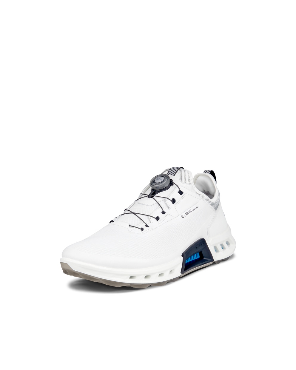 Men's ECCO® Golf Biom C4 Leather Gore-Tex Golf Shoe - White - Main