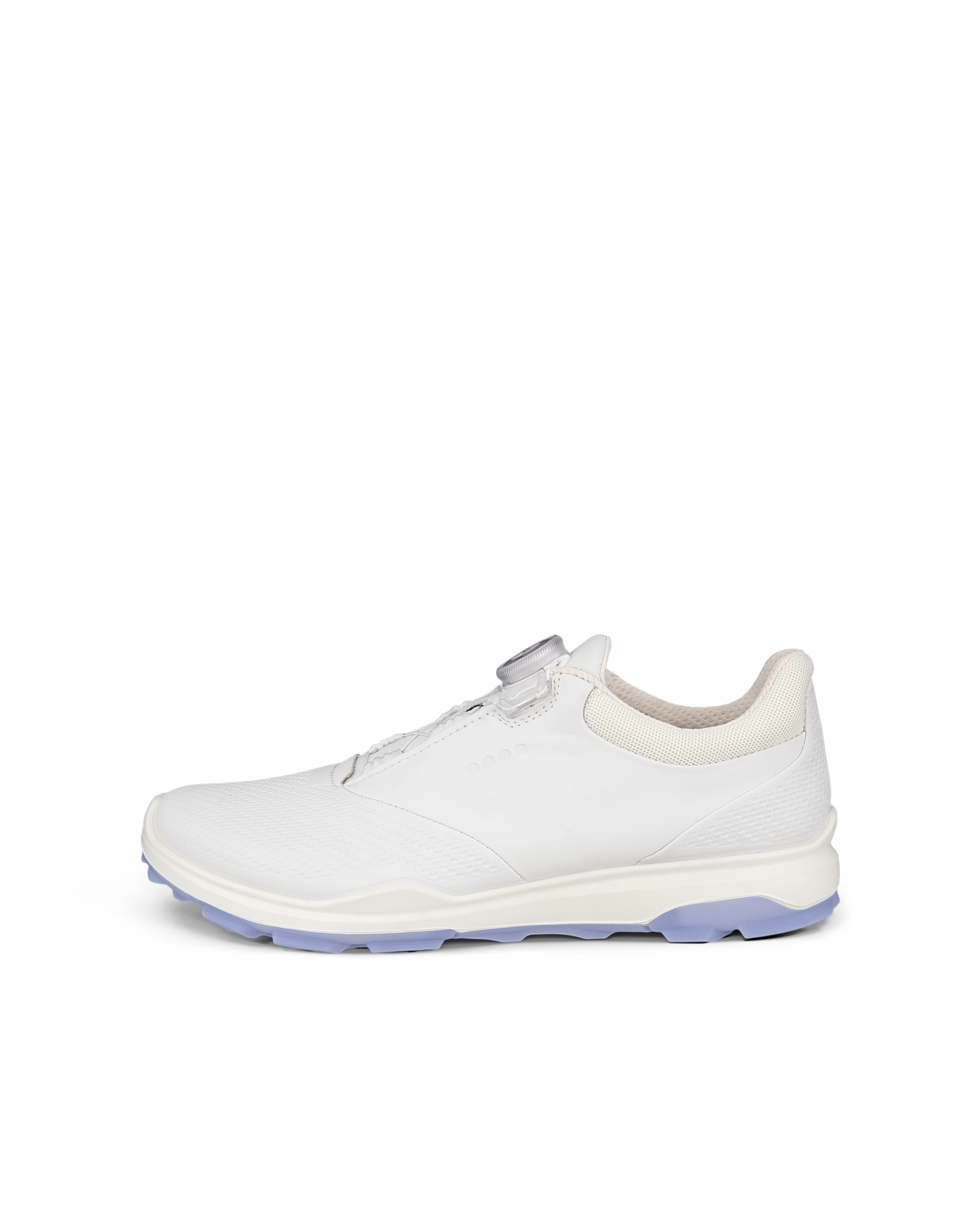 여성용 ECCO Golf Biom Hybrid 3 가죽 골프 슈즈 - White - Outside