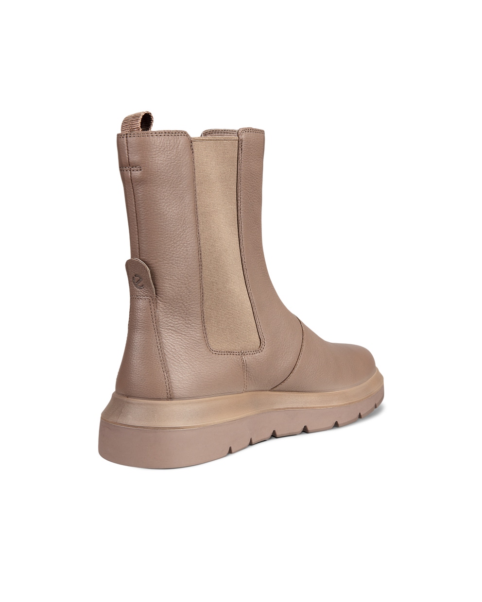 Botas Chelsea de nobuk ECCO® Nouvelle para mujer - Gris - Back