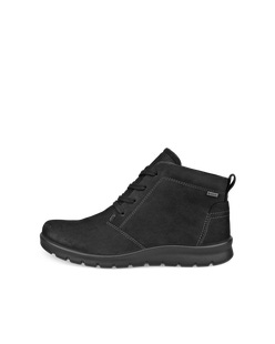 Women's ECCO® Babett Nubuck Gore-Tex Outdoor Ankle Boot - Black - Outside