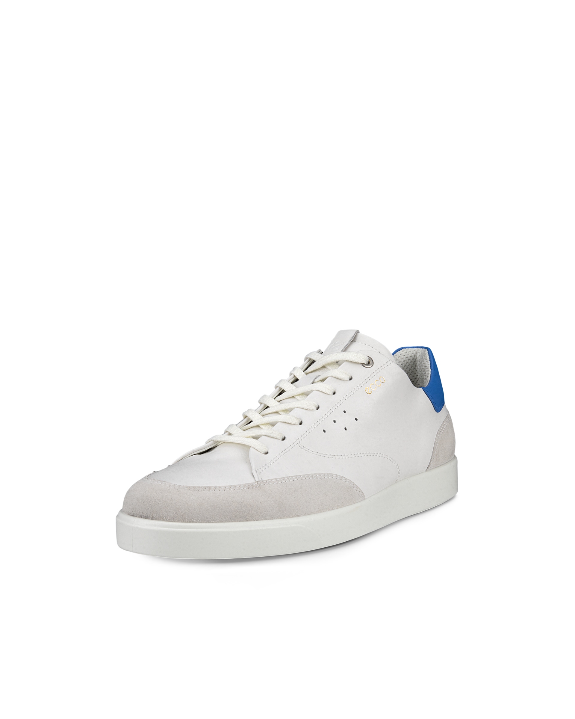 ECCO® Street Lite baskets en cuir pour homme - Blanc - Main