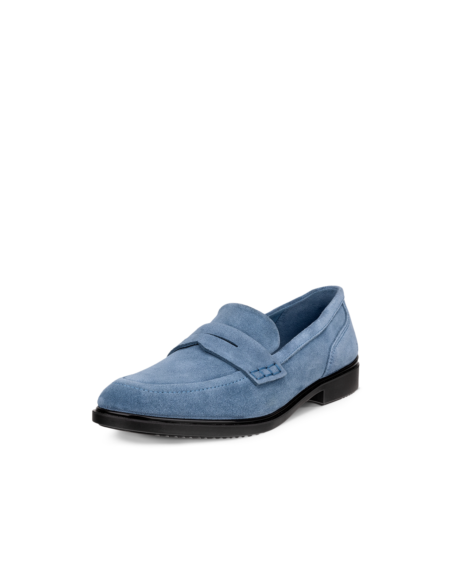 Women's ECCO® Dress Classic 15 Suede Loafer - Blue - Main