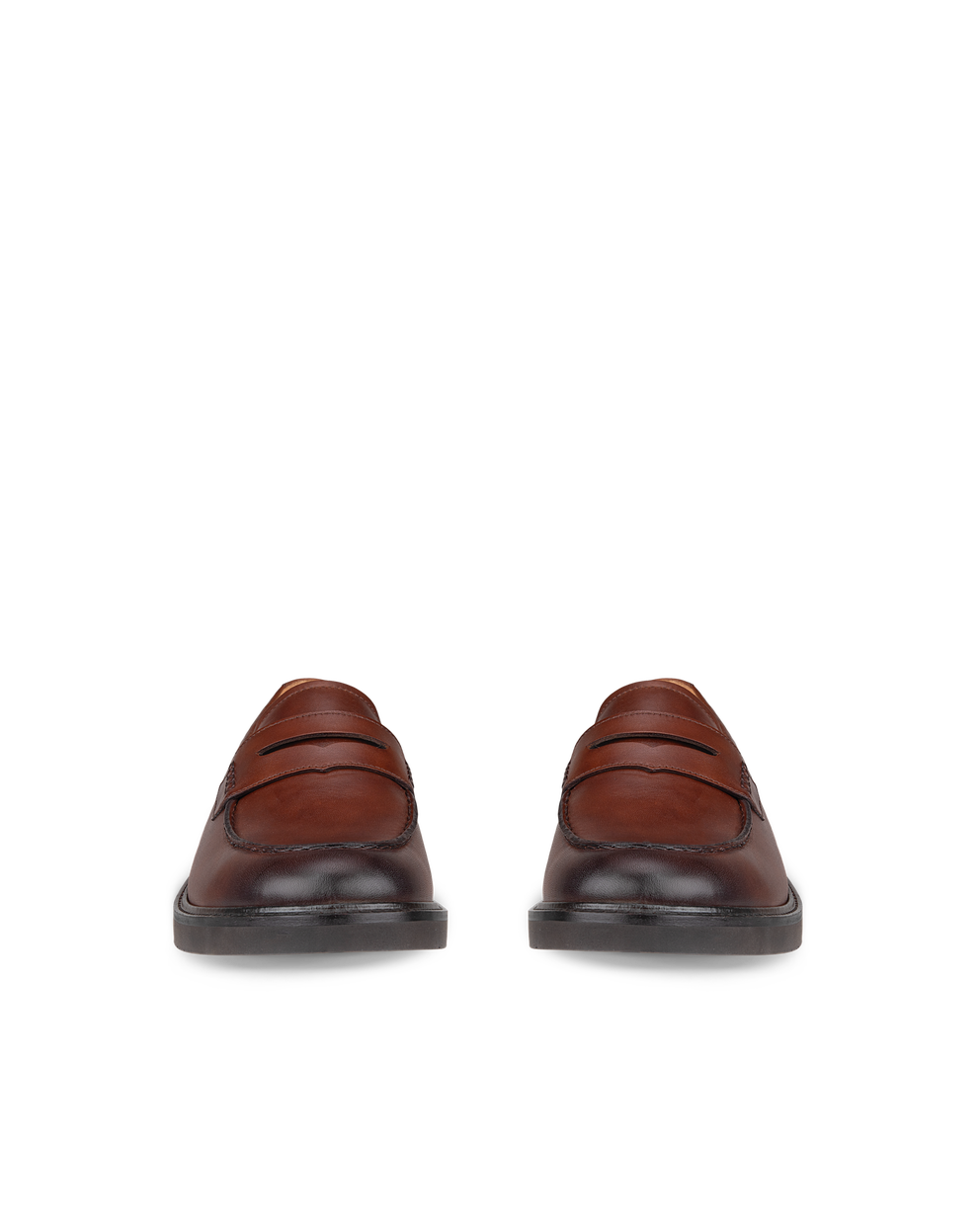 ECCO Metropole London Shoes - Brown - Front pair