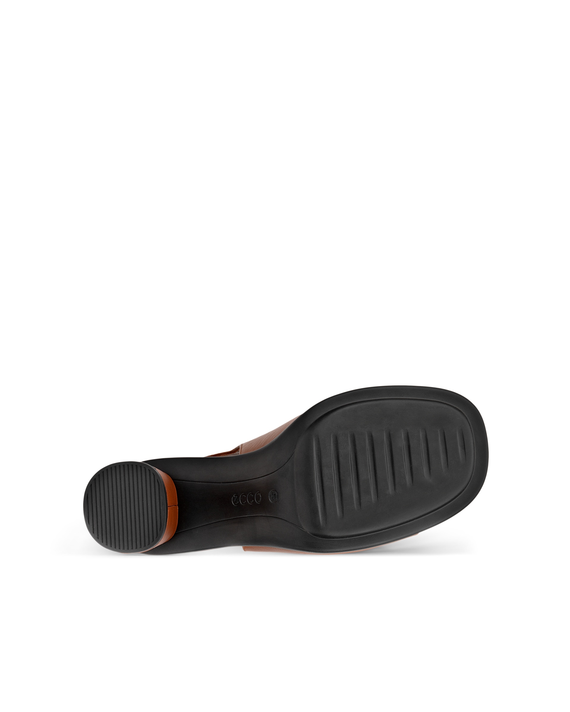 Sandalias de piel con tacón ECCO® Sculpted Alba 65 para mujer - Marrón - Sole