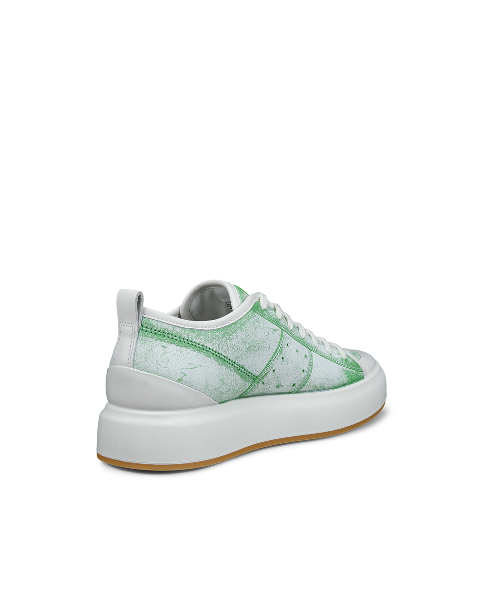 Zapatillas de piel ECCO® Street Ace para hombre - Verde - Back