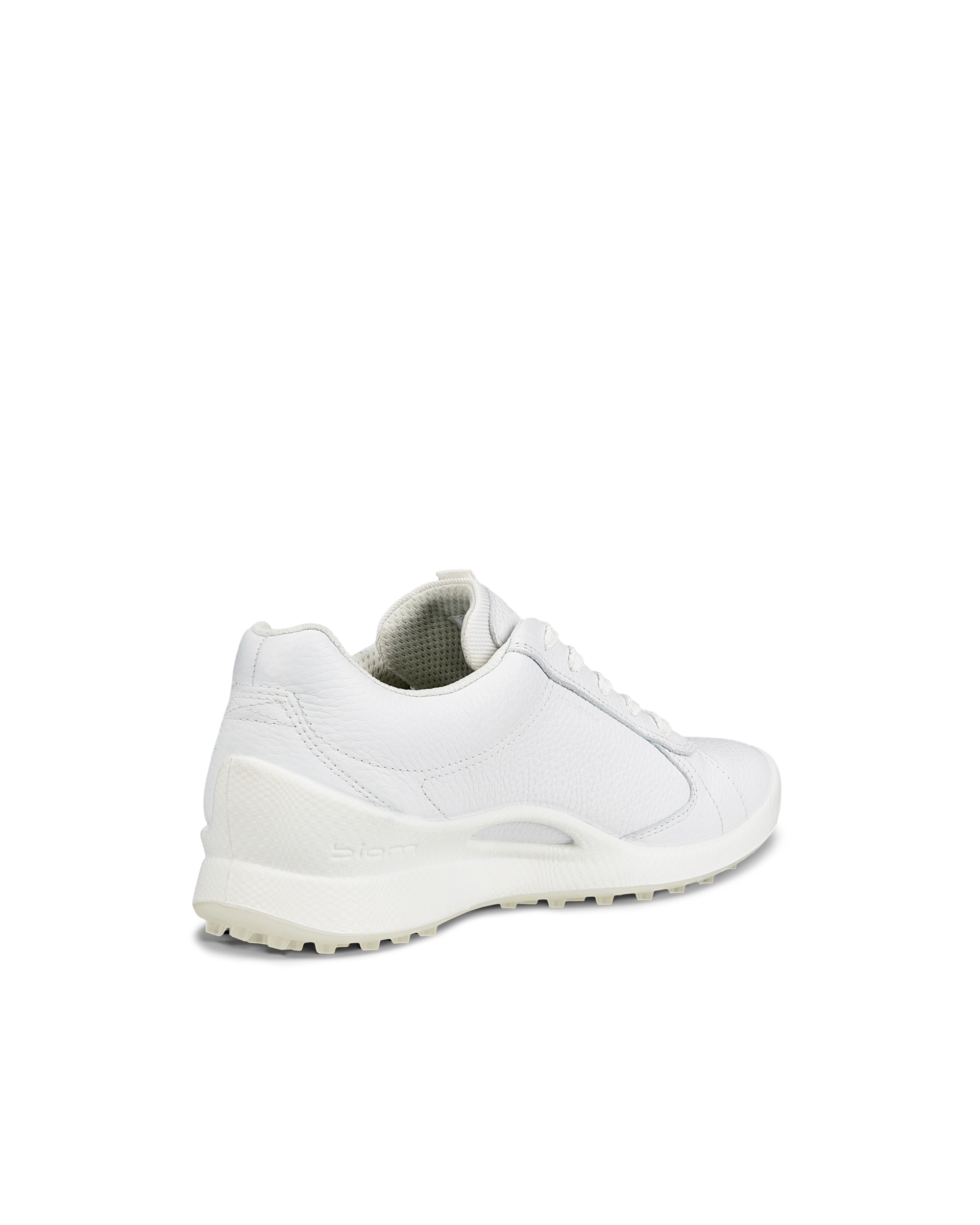 Zapatos golf de piel ECCO® Golf Biom Hybrid para mujer - Blanco - Back