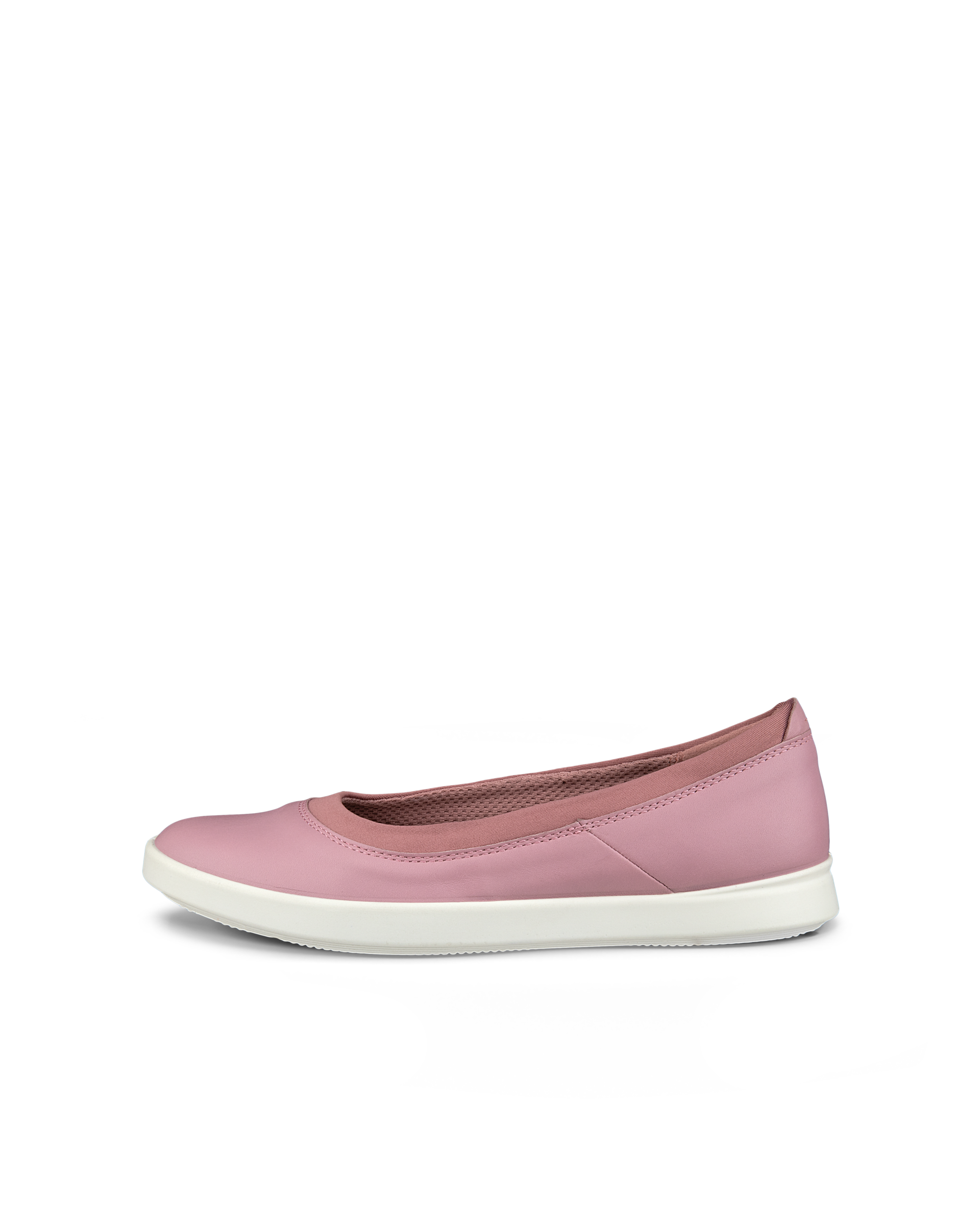 ECCO® Barentz ballerines en cuir pour femme - Rouge - Outside