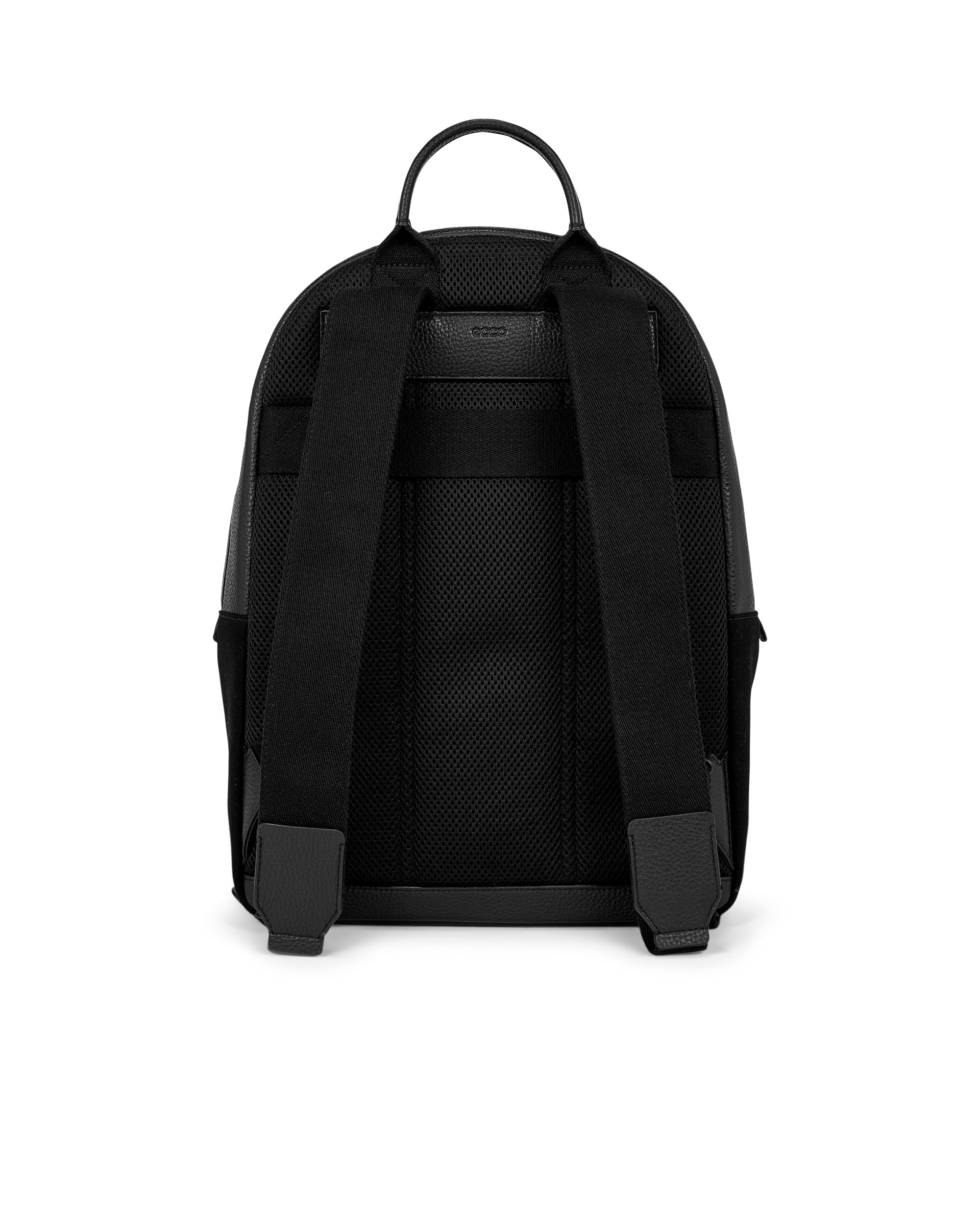 ECCOยฎ Textureblock Textile Backpack - Black - Back